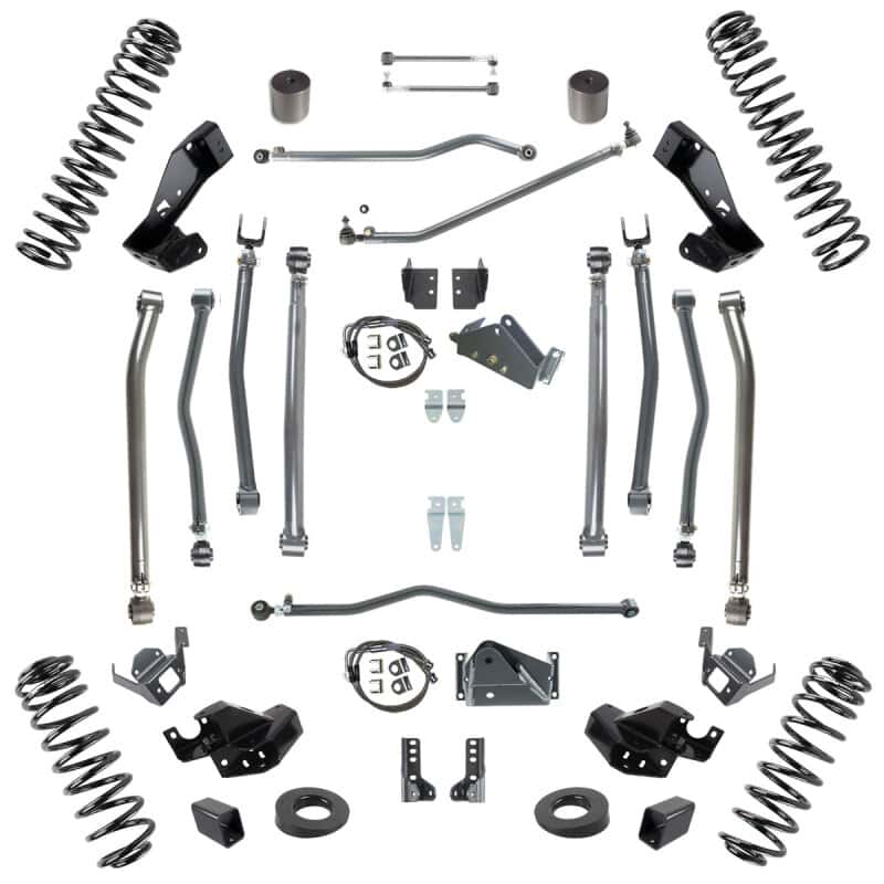 Synergy Mfg — Synergy 07-18 Jeep Wrangler JKU 4 DR 6.0in Lift Stage 4 Suspension System - view 1