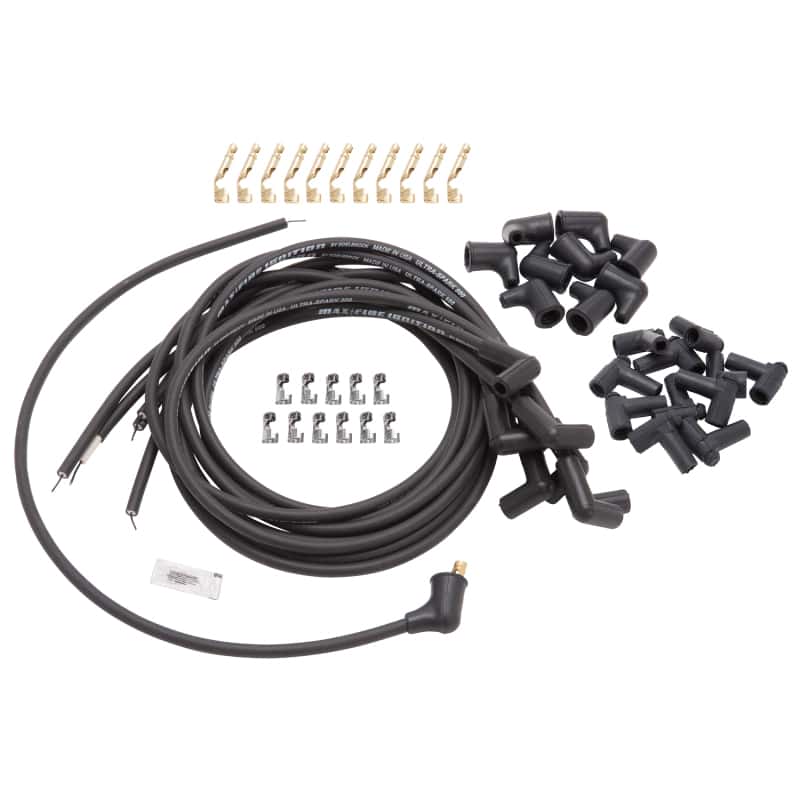 Edelbrock — Edelbrock Spark Plug Wire Set Universal 90 Deg Boots 500 Ohm Resistance 8 65mm Black Wire (Set of 9)
ELECTRONICS - view 2