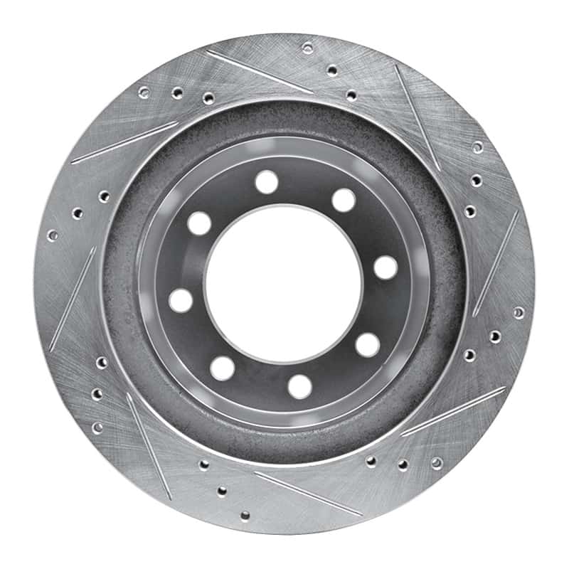 R1 Concepts — R1 03-08 Dodge Ram 2500 Rear Left Drilled & Slotted Silver Brake Rotor
R1 Brake Rotor Drill - view 5