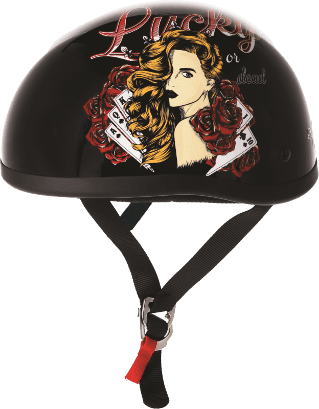 Bikers Choice — Skid Lids Lucky Lady Original Helmet - XS - view 2