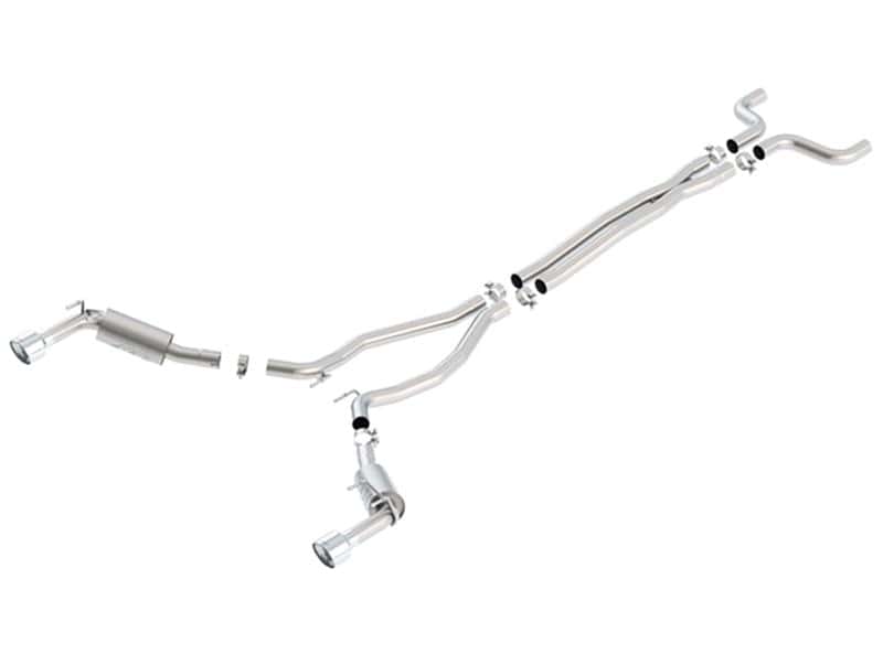 Borla — Borla 14-15 Chevy Camaro SS 6.2L V8 Single Split Rear Exit ATAK Catback Exhaust
Cat-Back System
ExhstSysKt - view 2