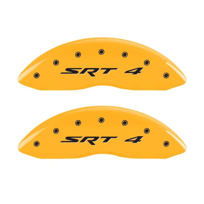 MGP — MGP Front set 2 Caliper Covers Engraved Front SRT4 Yellow finish black ch
Caliper Covers - view 1
