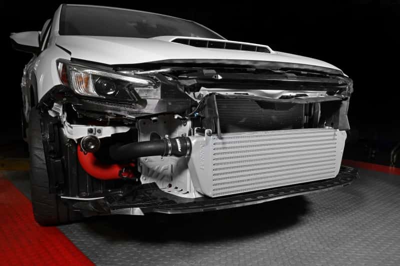 Perrin Performance — PERRIN 22-25 Subaru WRX Front Mount Intercooler Kit (Black Tubes & Silver Core) - view 5