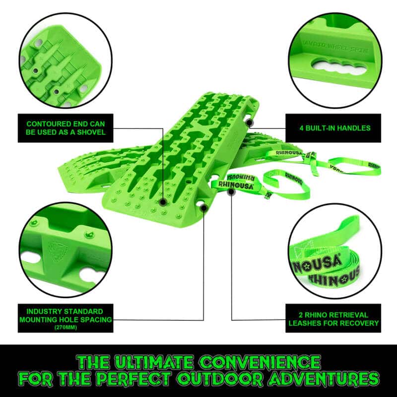 Rhino USA — Rhino USA Recovery Traction Boards - Green (Pair)
Vehicle Mat - view 4