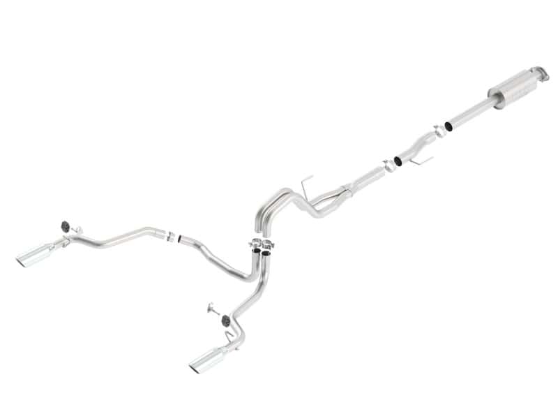Borla — Borla 15-16 Ford F-150 3.5L EcoBoost Ext. Cab Std. Bed Catback Exhaust ATAK Single Split Rear Exit
Cat-Back System
ExhstSysKt - view 1