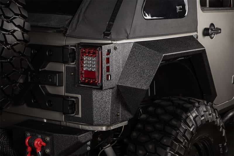 Rugged Ridge — Rugged Ridge XHD Rear Armor Fenders Pair 4 Dr 07-18 Jeep Wrangler JKU
OFFROAD_ARMOR
Fender - view 4