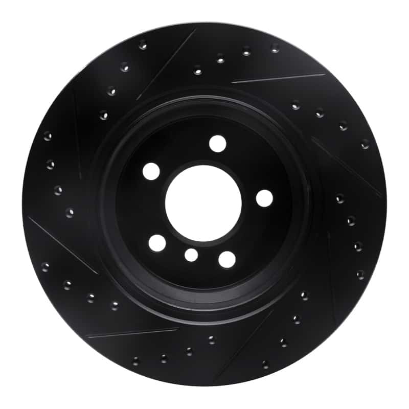 R1 Concepts — R1 02-06 BMW X5 Rear Right Drilled & Slotted Black Brake Rotor
R1 Brake Rotor Drill - view 5