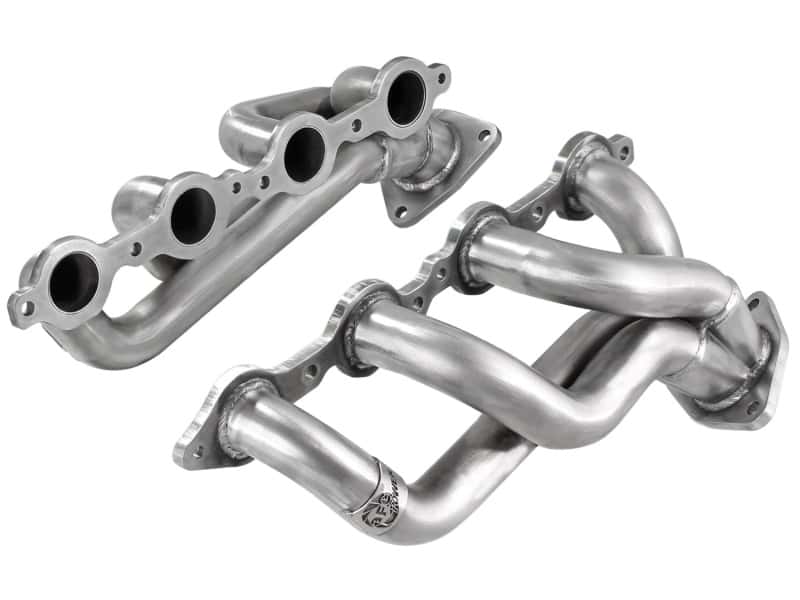 aFe — aFe Power Twisted Steel Headers 409 Stainless Steel 02-13 GM Silverado/Sierra 1500 V8 GMT800/GMT900
Twisted Steel Header - view 1