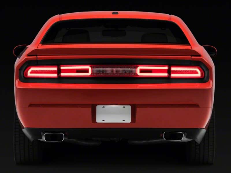 Raxiom — Raxiom 08-14 Dodge Challenger LED Tail Lights- Chrome Housing - Red/Clear Lens
Lights - view 2