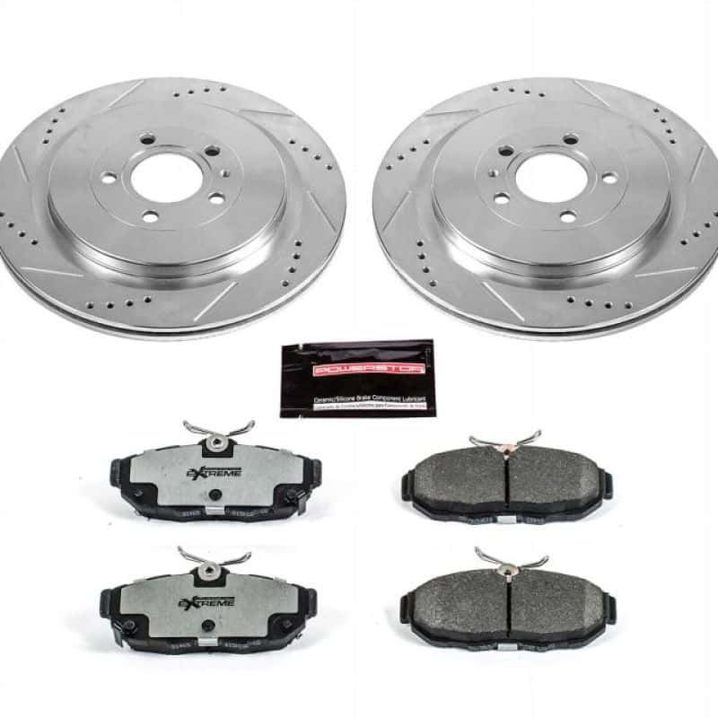 PowerStop — Power Stop 13-14 Ford Mustang Rear Z26 Street Warrior Brake Kit - view 1