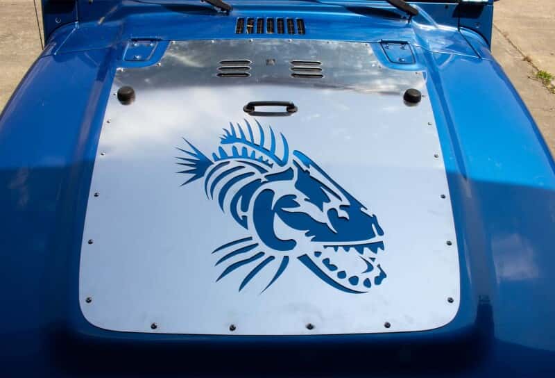 Fishbone Offroad — Fishbone Offroad 07-12 Jeep Wrangler JK Hood Louver - Black - view 6