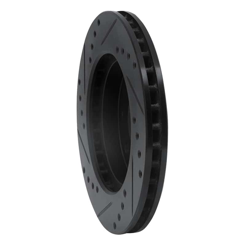 R1 Concepts — R1 88-07 Dodge Colt Front Right Drilled & Slotted Black Brake Rotor
R1 Brake Rotor Drill - view 4
