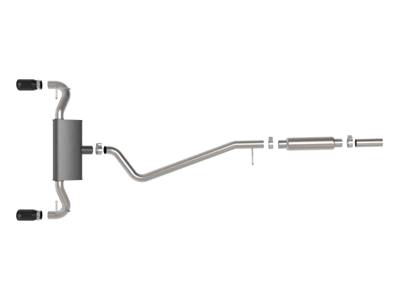 aFe — aFe Ford Bronco Sport 21-22 L3-1.5L (t)/L4-2.0L (t) Vulcan Cat-Back Exhaust System- Black Tips
Cat-Back Exhaust - view 2
