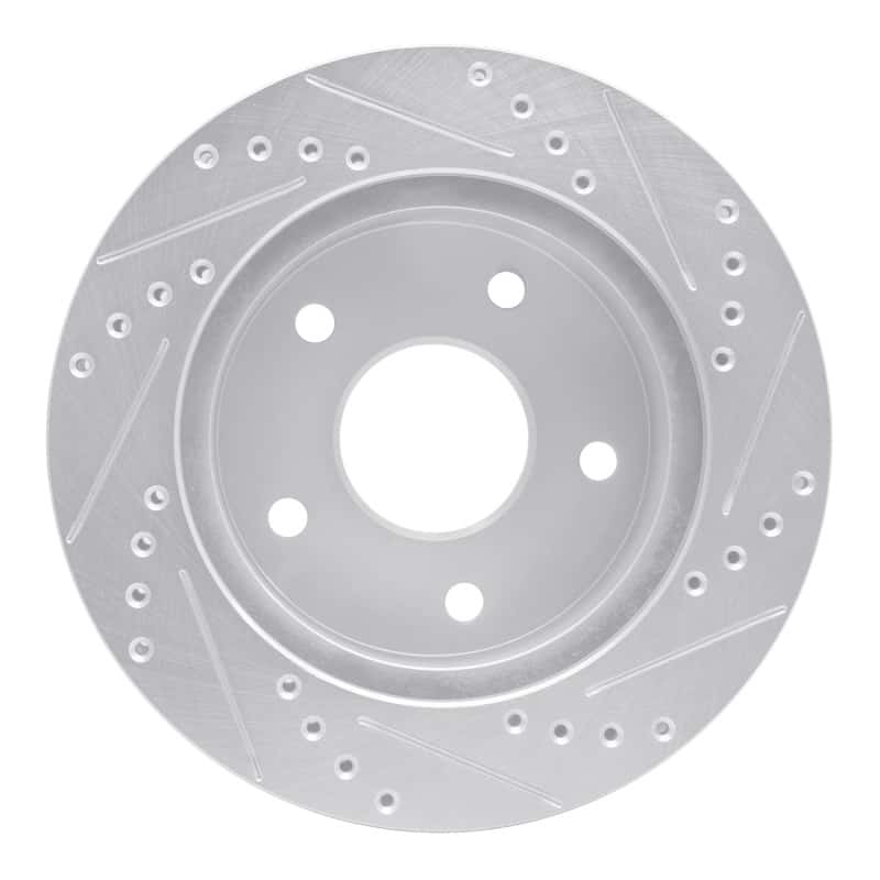 R1 Concepts — R1 00-02 Dodge Ram 1500 Pickup Front Left Drilled & Slotted Silver Brake Rotor
R1 Brake Rotor Drill - view 5
