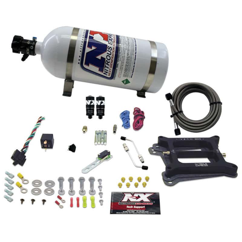Nitrous Express — Nitrous Express 4150 Hitman Plus 4-BBL Nitrous Kit (50-200HP) w/10lb Bottle
Injection System Kit
N2OSys - view 2