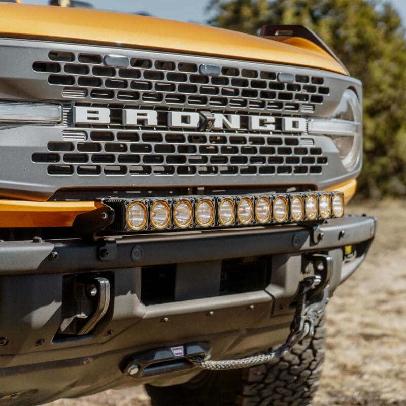 KC HiLiTES — KC HiLiTES 21-24 Ford Bronco Front Bumper Light Bar Mount (For 30in FLEX ERA LED Light Bar) - view 6