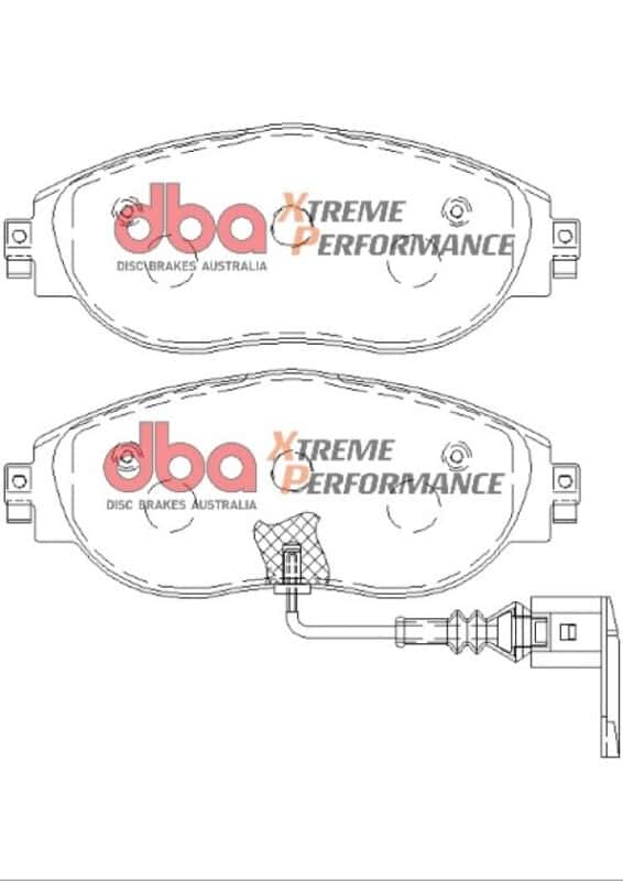 DBA — DBA 13-21 Volkswagen Golf R (MK7) XP Performance Front Brake Pads
Brake Pad - view 2