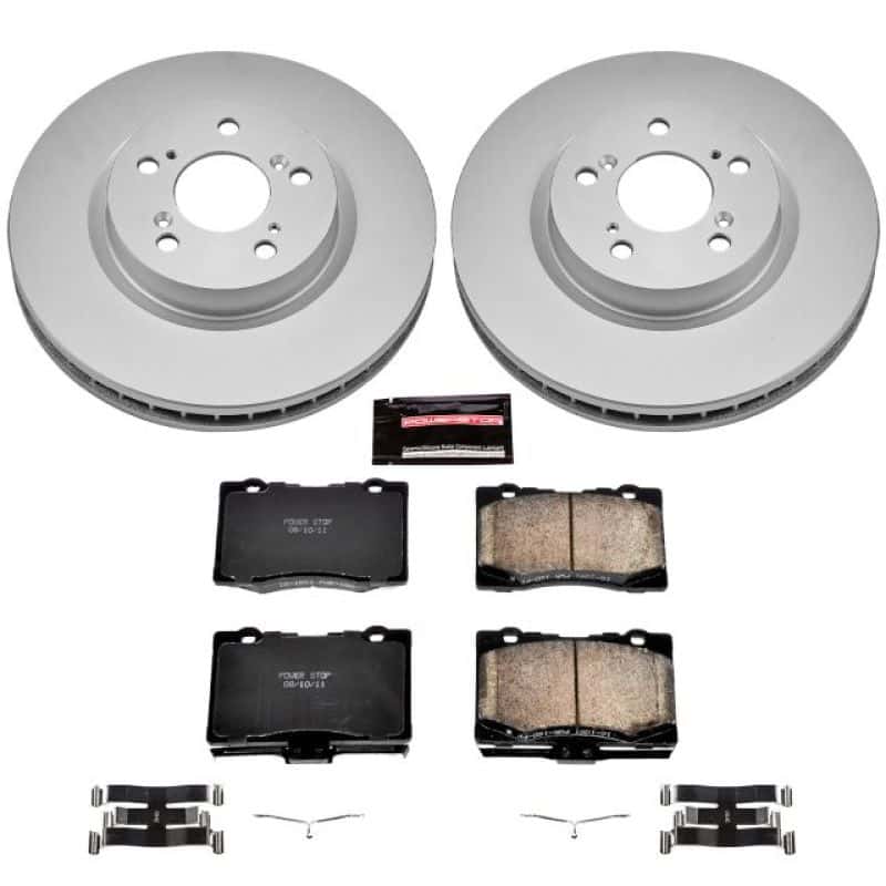 PowerStop — Power Stop 05-12 Acura RL Front Z17 Evolution Geomet Coated Brake Kit - view 1