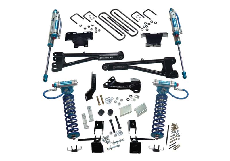 Superlift — Superlift 17-19 Ford F-250 SD 4WD 4in King Rad. Arm Lift Kit w/King FR Coils & Rear Reservoir Shocks
Suspension Lift Kit - view 1