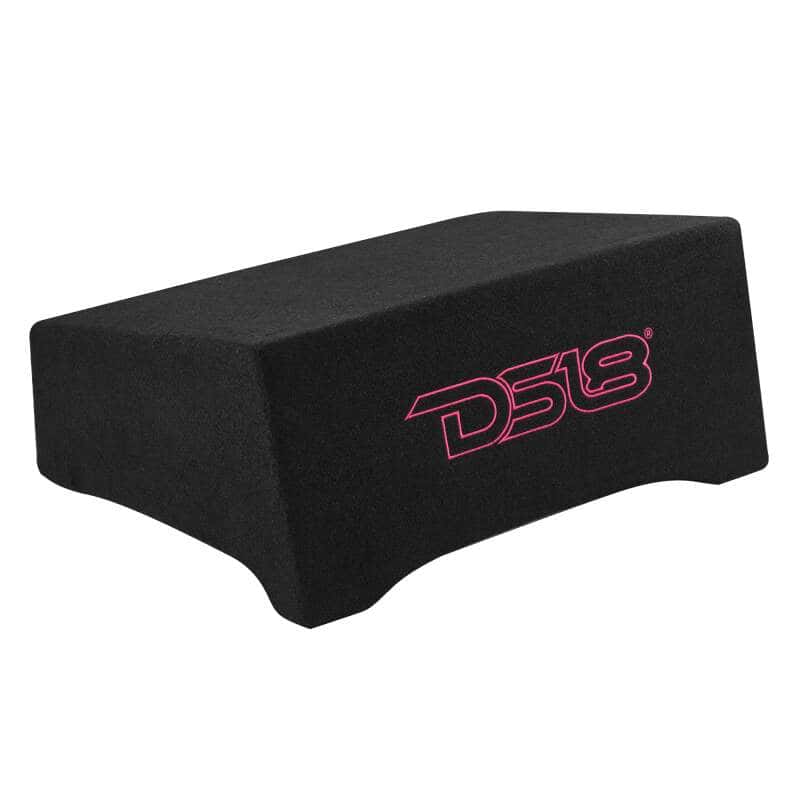 DS18 — DS18 Single 10in Shallow Subwoofer and Enclosure 600 Watts RMS Downfiring Sealed Black Carpet - view 8