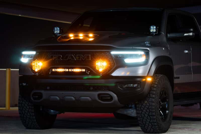 Baja Designs — Baja Designs 21+ Dodge Ram TRX LP9 Series Bumper Kit - view 2