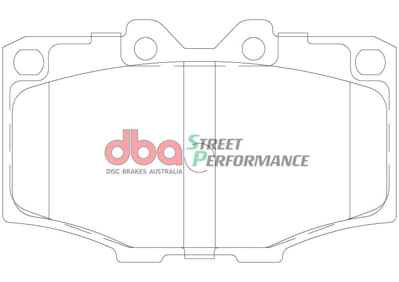 DBA — DBA 83-90 Toyota Land Cruiser SP Performance Front Brake Pads - Front
Brake Pad - view 1