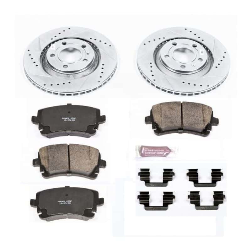 PowerStop — Power Stop 04-09 Audi S4 Rear Z23 Evolution Sport Brake Kit - view 1