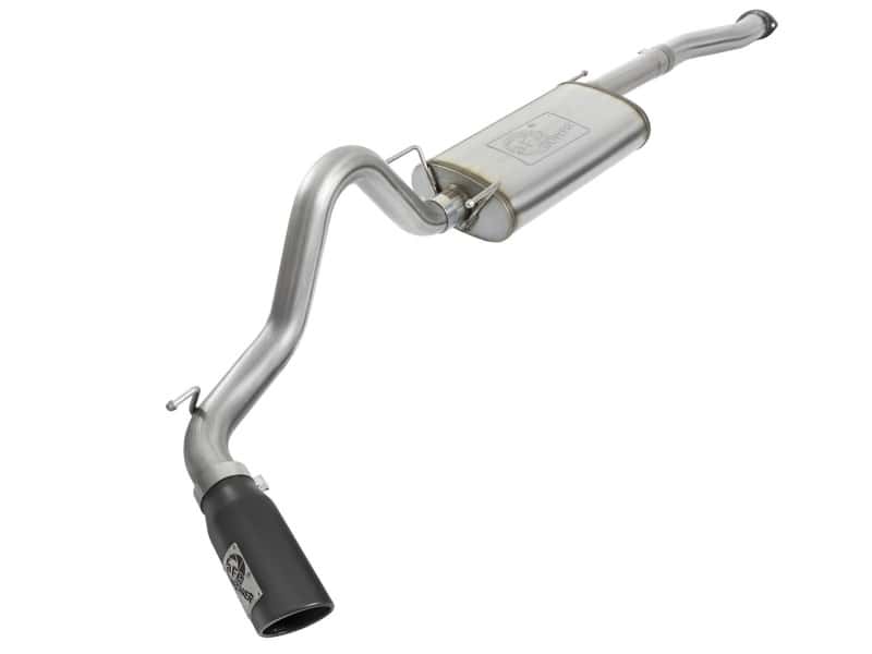 aFe — aFe MACHForce XP Cat-Back SS w/Black Tips 16 Toyota Tacoma V6-3.5L
Cat-Back Exhaust - view 1