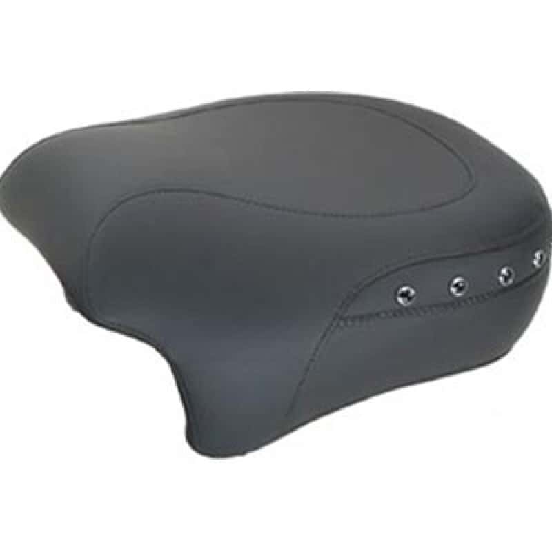 Mustang Motorcycle — Mustang 08-21 Harley Electra Glide,Rd Glid, Rd King, Str Glide Tour Passenger Seat w/Studs - Black - view 2