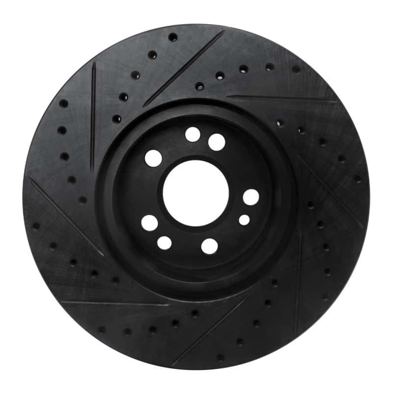 R1 Concepts — R1 91-99 Mercedes-Benz S350 Front Right Drilled & Slotted Black Brake Rotor
R1 Brake Rotor Drill - view 5