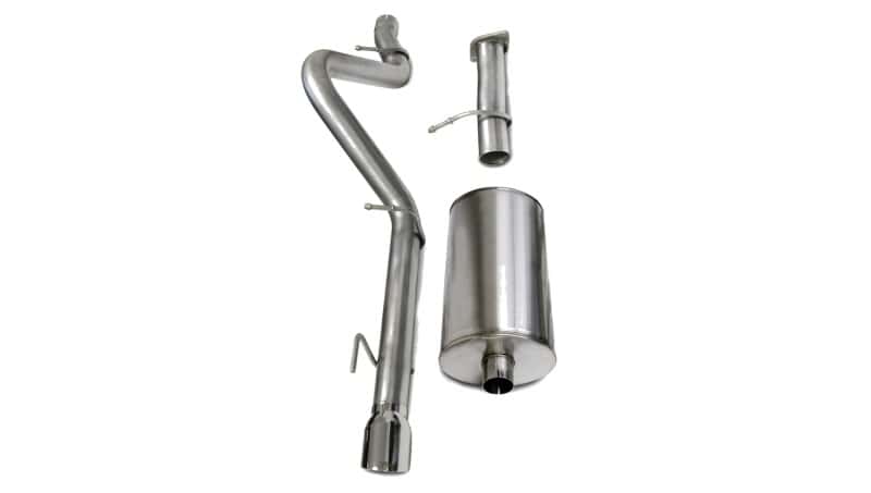 CORSA Performance — Corsa 2006-2008 Chevrolet Trailblazer SS 6.0L V8 Polished Sport Cat-Back Exhaust
Exhaust - view 3