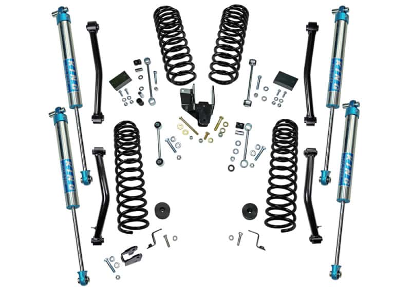 Superlift — Superlift 18-20 Jeep Wrangler JL Unlimited - 4in Dual Rate Coil Lift Kit w/ King 2.0 Shocks - view 1