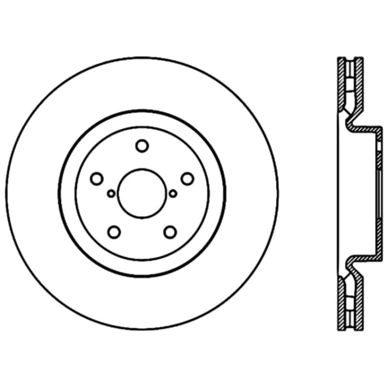 Stoptech — Stoptech 05-07 Subaru Impreza WRX Sti Front High Carbon CRYO-STOP Rotor
Cryostop Rotor - view 4