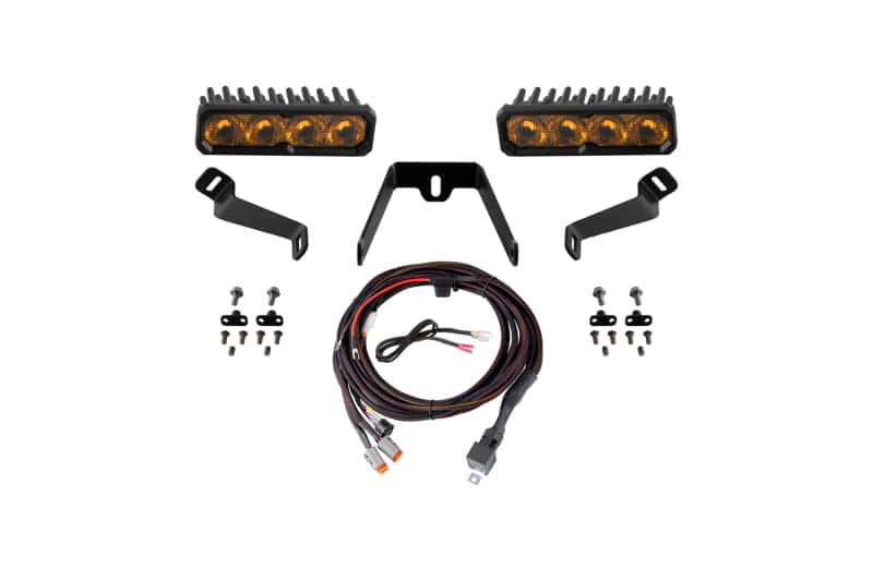 Diode Dynamics — Diode Dynamics 2015-2017 Subaru WRX SS6 Max LED Kit Yellow Driving 3000K - view 1