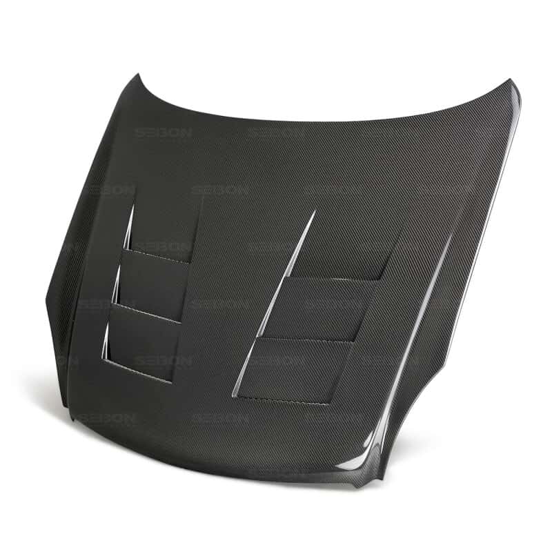 Seibon — Seibon 03-07 Infiniti G35 Coupe TS Carbon Fiber Hood - view 3