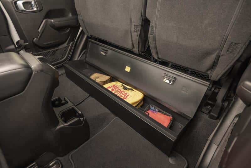 Tuffy Products — Tuffy 2019+ Jeep Gladiator Underseat Lockbox W/ Keyed Lock
Lockbox - view 3