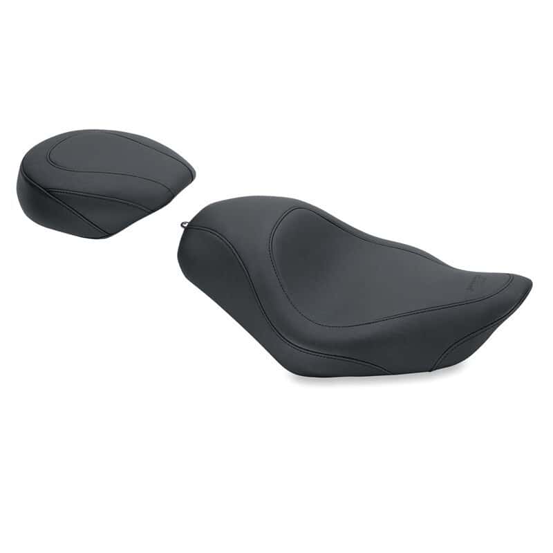 Mustang Motorcycle — Mustang 04-21 Harley Sportster Wide Tripper Solo Seat - Black - view 2