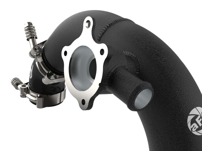 aFe — AFE 21-22 Ford Bronco L4-2.3L (t) BladeRunner Alum Hot/Cold Charge Pipe Kit - Black
Charge Pipe Kit - view 3