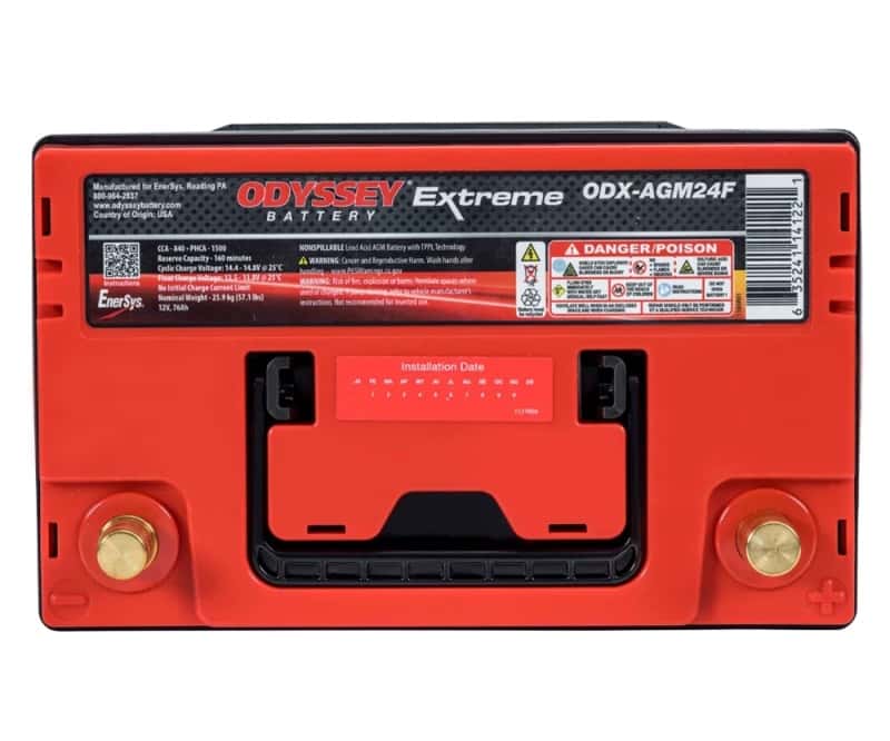 Odyssey Battery — Odyssey Battery Auto/Truck/Heavy Duty & Commercial Extreme AGM Battery (NSB-AGM24F)
Odyssey ODX-AGM24F - view 3
