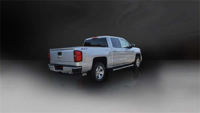 CORSA Performance — Corsa 14-19 GMC Sierra/Chevy Silv 1500 Crew Cab/Short Bed 5.3L V8 Polished Sport Single Side CB Exh
Exhaust - view 5