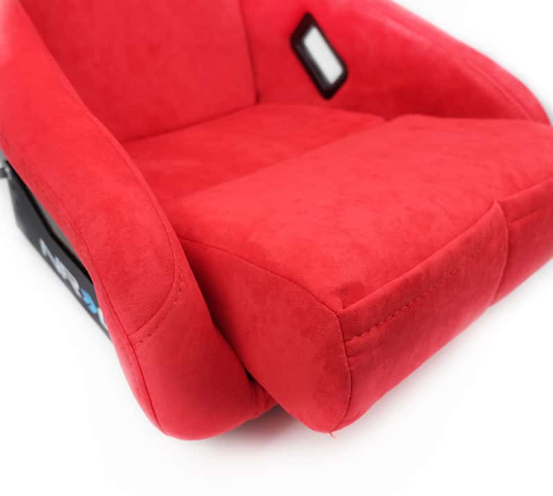 NRG — NRG FRP Bucket Seat ULTRA Edition - Medium (Red Alcantara/Pearlized Back) - view 9