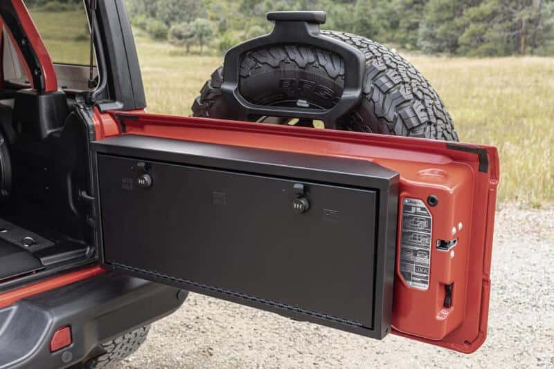 Tuffy Products — Tuffy Tailgate Lockbox W/ Combo Lock For Jeep Wrangler
Tailgate Lockbox - view 5