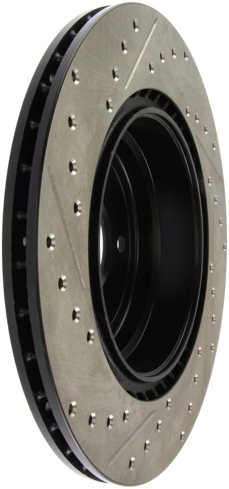Stoptech — StopTech 06 BMW 330 / 07-09 BMW 335 Slotted & Drilled Left Rear Rotor
Disc Brake Rotor
Slot/Drill Rotor - view 1