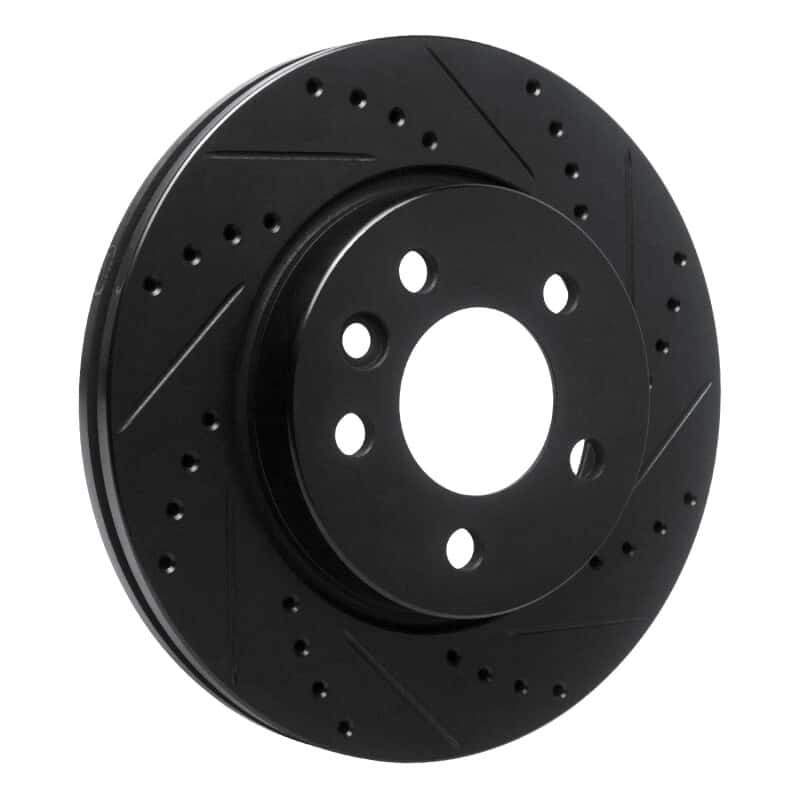 R1 Concepts — R1 10-17 Volkswagen AMAROK (Mexico) Front Right Drilled & Slotted Black Brake Rotor
R1 Brake Rotor Drill - view 2