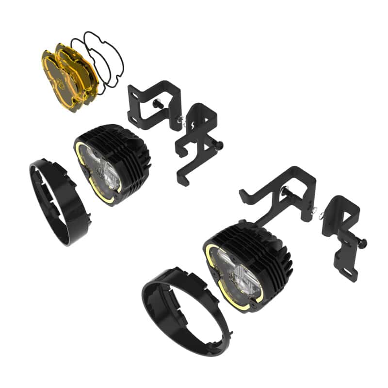 KC HiLiTES — KC HiLiTES FLEX ERA 3 Dual Mode SAE Fog Lights - 2-Light Master Kit for Toyota Tacoma/4Runner/Tundra - view 12