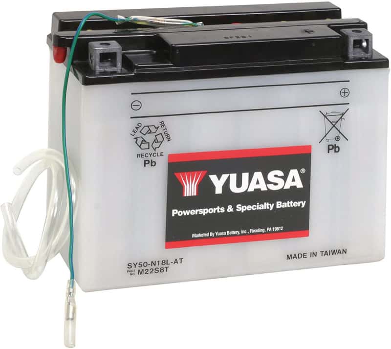 Yuasa Battery — Yuasa SY50-N18L-AT Yumicron 12-Volt Battery - view 2