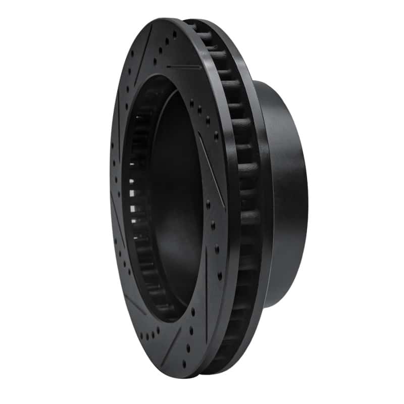 R1 Concepts — R1 99-05 Ford F-250 4WD (Super Duty) Front Right Drilled & Slotted Black Brake Rotor
R1 Brake Rotor Drill - view 4