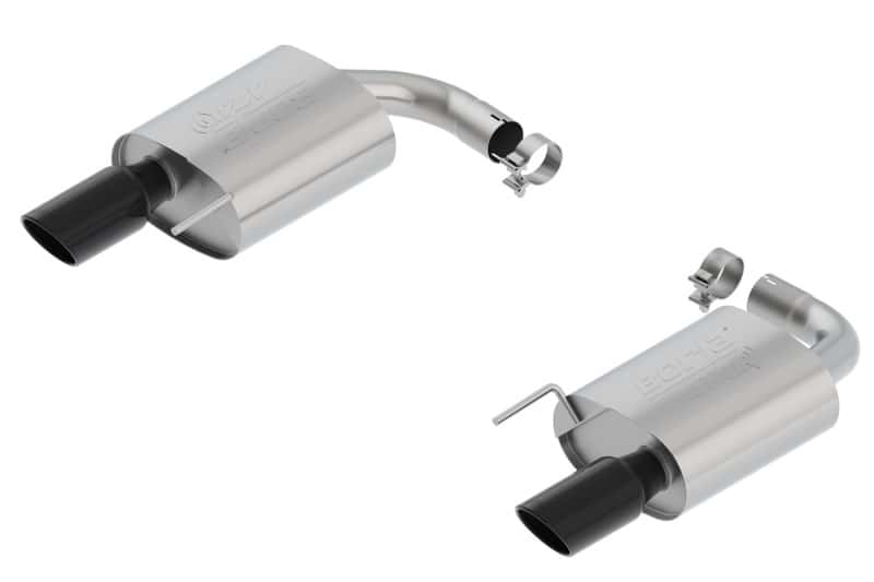 Borla — Borla Atak S Rear Section 15-17 Ford Mustang GT 5.0L V8 MT/AT 2.5in pipe 4in tip (Black Chrome)
Axle-Back System
ExhstSysKt - view 3
