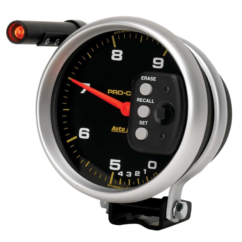 AutoMeter — Autometer Pro-Comp 5 inch 9000 RPM Dual Range w/ Shift-Lite and Memory Tach
5" TACH, 9,000 RPM, - view 8