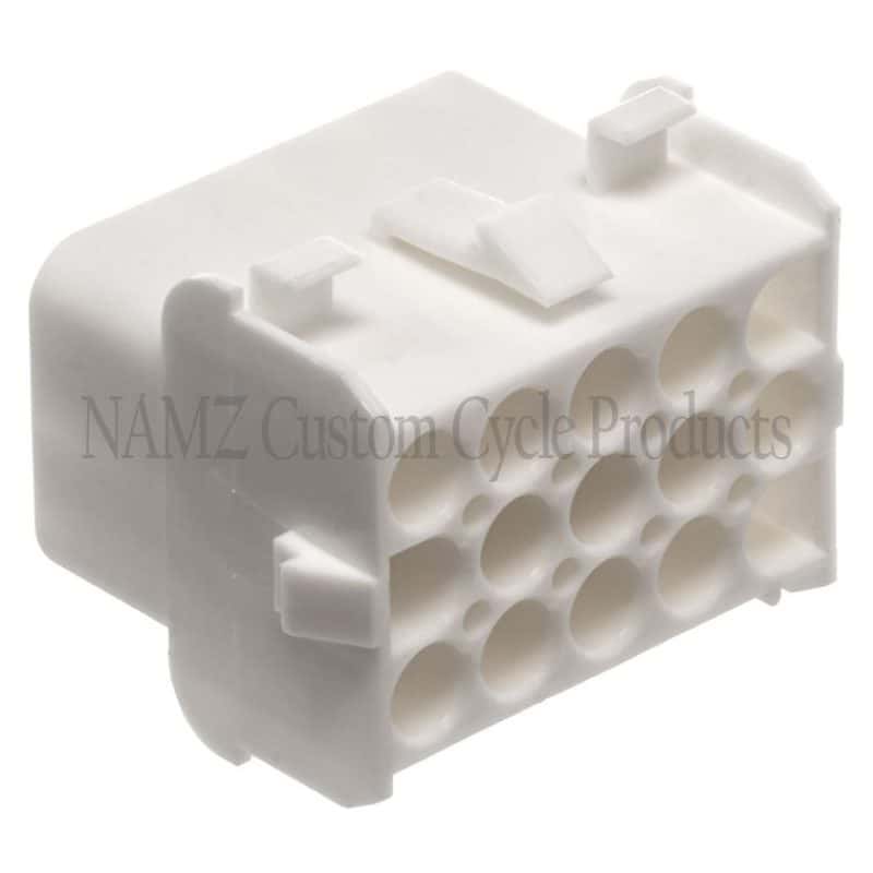 NAMZ — NAMZ AMP Mate-N-Lock 15-Position Male Wire Cap Connector w/Wire Seal - view 1